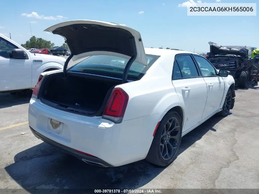 2019 Chrysler 300 Touring VIN: 2C3CCAAG6KH565006 Lot: 39781378