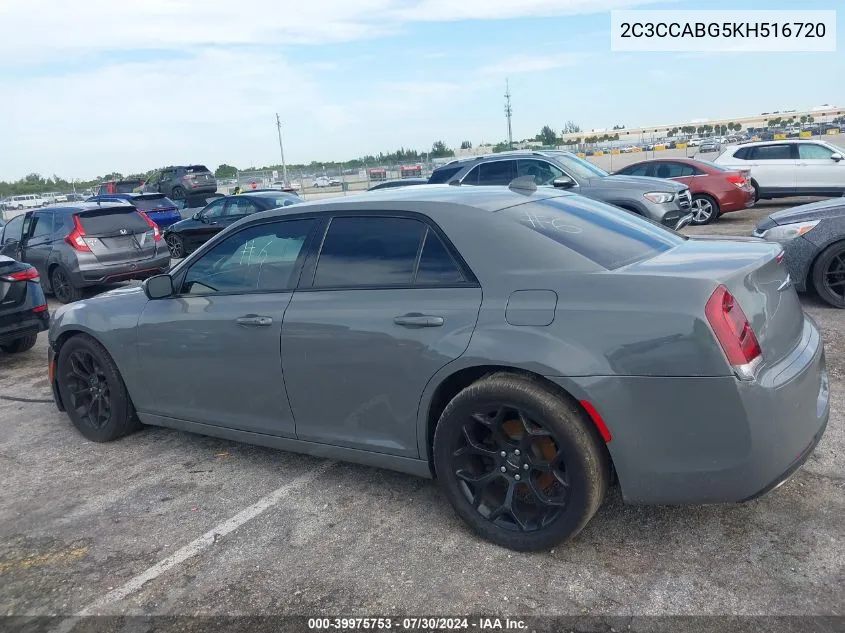 2019 Chrysler 300 VIN: 2C3CCABG5KH516720 Lot: 39975753