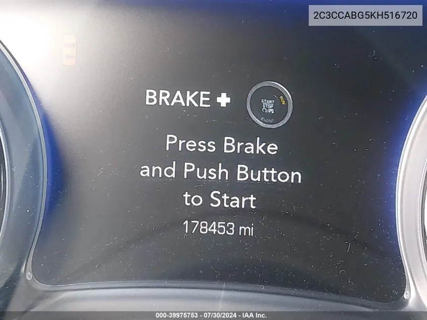 2C3CCABG5KH516720 2019 Chrysler 300