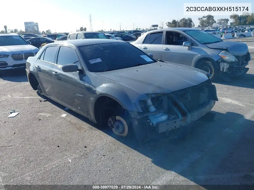 2C3CCABGXKH515174 2019 Chrysler 300 S