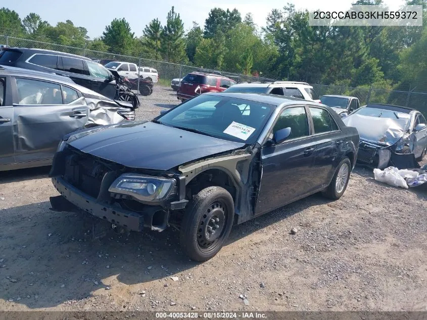 2C3CCABG3KH559372 2019 Chrysler 300 300S