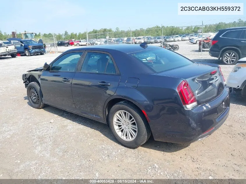 2C3CCABG3KH559372 2019 Chrysler 300 300S