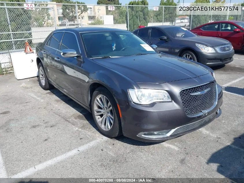 2019 Chrysler 300 Limited VIN: 2C3CCAEG1KH577574 Lot: 40070288