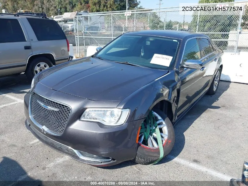 2C3CCAEG1KH577574 2019 Chrysler 300 Limited