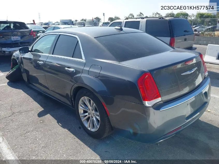 2C3CCAEG1KH577574 2019 Chrysler 300 Limited