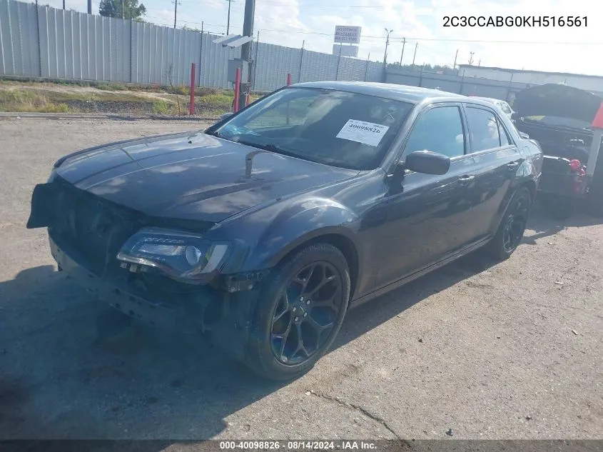 2019 Chrysler 300 300S VIN: 2C3CCABG0KH516561 Lot: 40098826