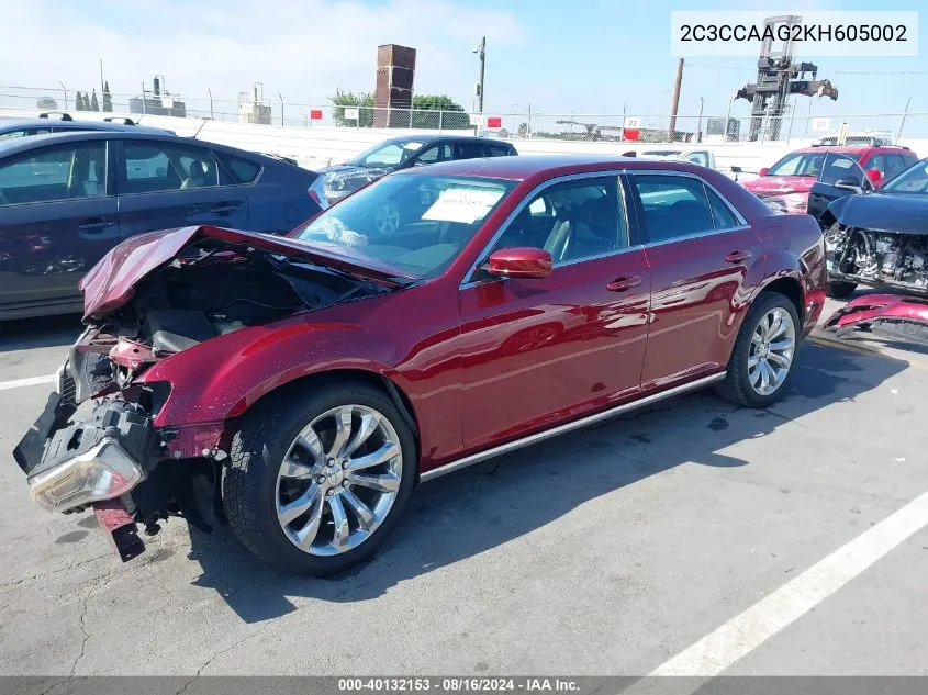 2019 Chrysler 300 Touring L VIN: 2C3CCAAG2KH605002 Lot: 40132153