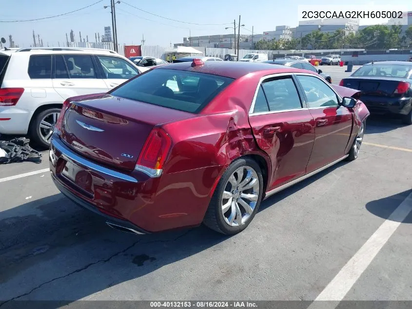 2C3CCAAG2KH605002 2019 Chrysler 300 Touring L