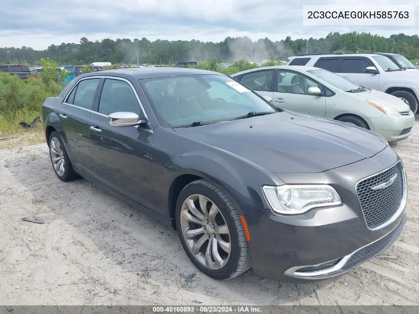 2C3CCAEG0KH585763 2019 Chrysler 300 Limited