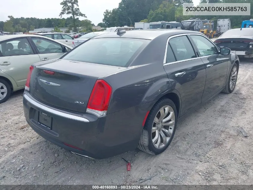 2C3CCAEG0KH585763 2019 Chrysler 300 Limited