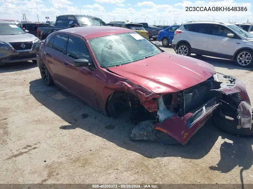 2C3CCAAG8KH648386 2019 Chrysler 300 Touring