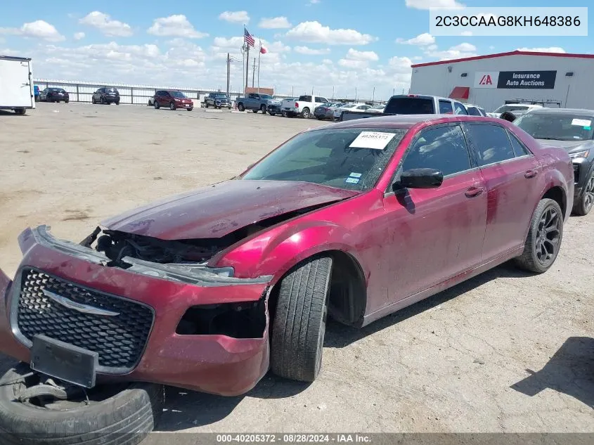 2C3CCAAG8KH648386 2019 Chrysler 300 Touring