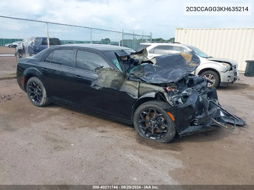 2C3CCAGG3KH635214 2019 Chrysler 300 S