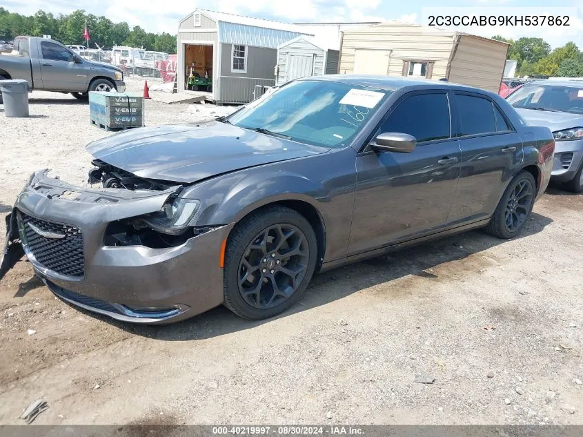 2C3CCABG9KH537862 2019 Chrysler 300 300S