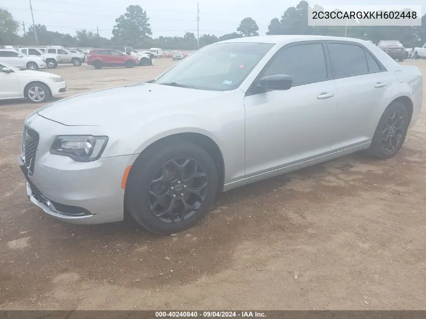 2C3CCARGXKH602448 2019 Chrysler 300 Touring Awd