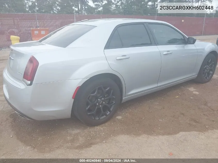 2C3CCARGXKH602448 2019 Chrysler 300 Touring Awd