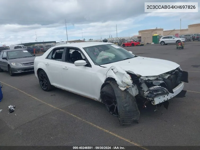 2019 Chrysler 300 300S VIN: 2C3CCABG4KH697826 Lot: 40246581