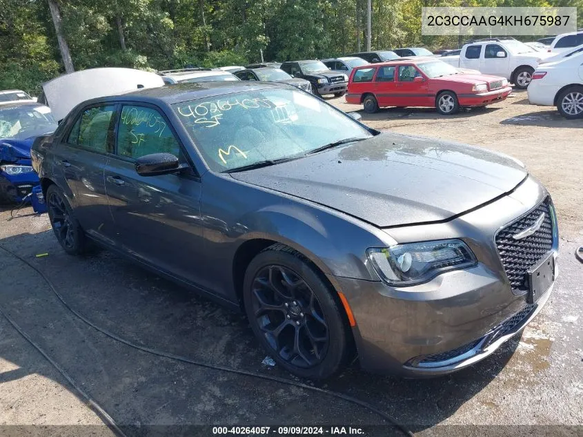 2019 Chrysler 300 Touring VIN: 2C3CCAAG4KH675987 Lot: 40264057