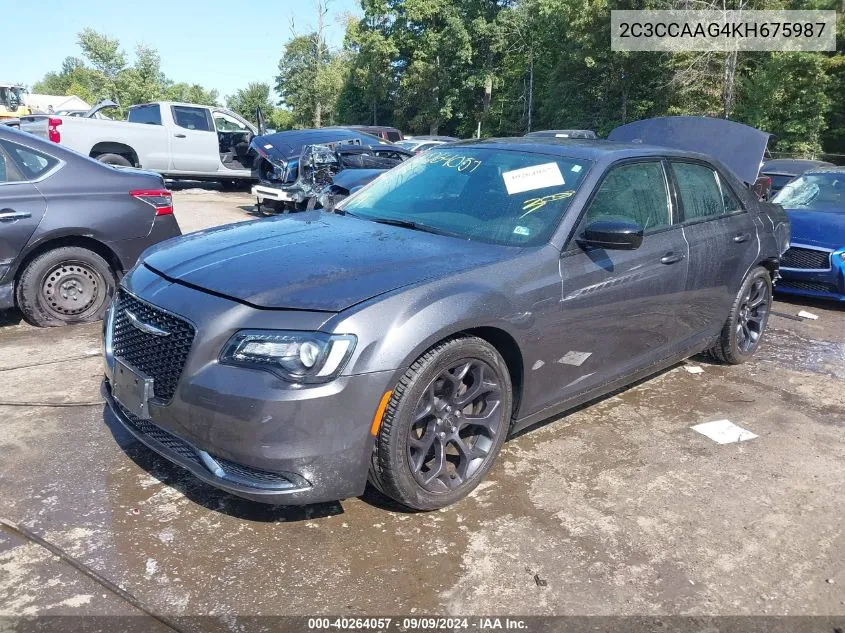 2019 Chrysler 300 Touring VIN: 2C3CCAAG4KH675987 Lot: 40264057