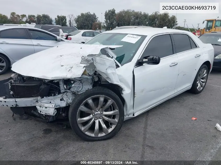 2C3CCAEG0KH693719 2019 Chrysler 300 Limited