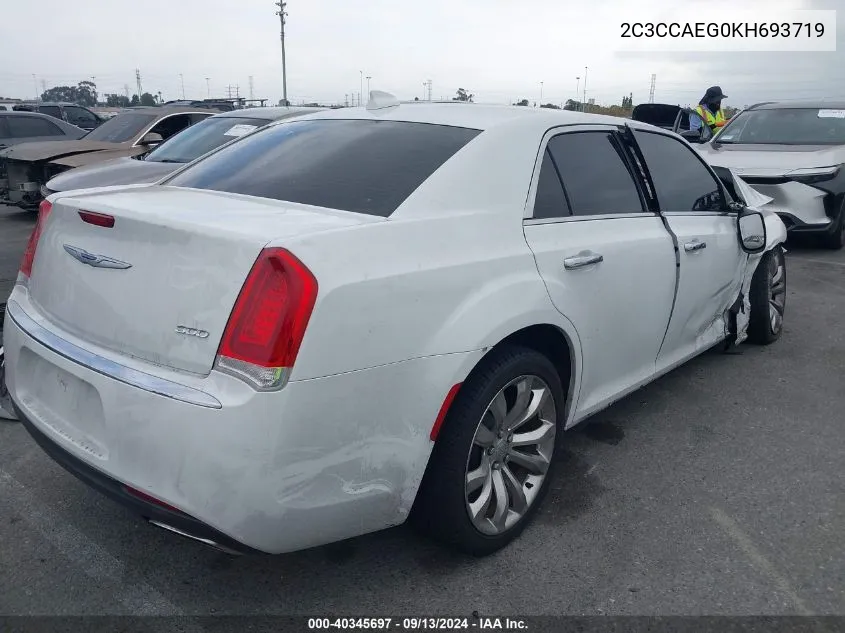 2C3CCAEG0KH693719 2019 Chrysler 300 Limited