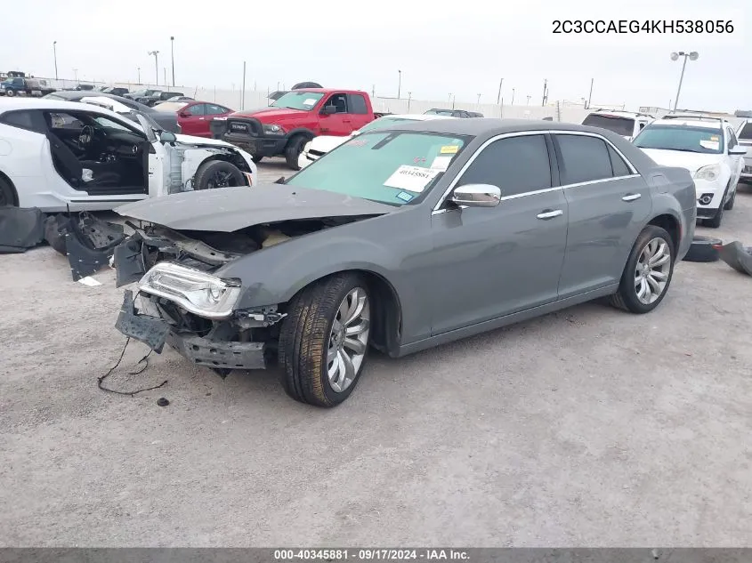 2C3CCAEG4KH538056 2019 Chrysler 300 Limited