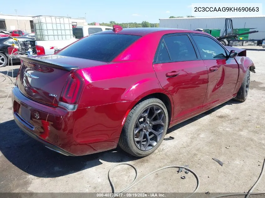 2C3CCAAG9KH690663 2019 Chrysler 300 Touring