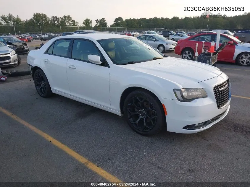 2019 Chrysler 300 S VIN: 2C3CCABG6KH635053 Lot: 40402754