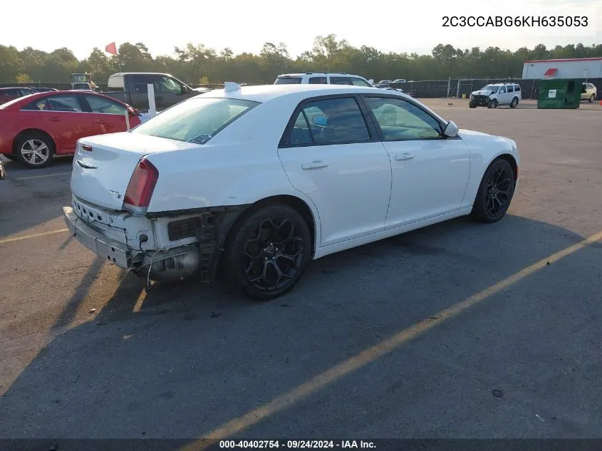 2C3CCABG6KH635053 2019 Chrysler 300 S