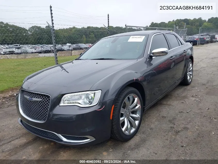 2C3CCAAG8KH684191 2019 Chrysler 300 Touring