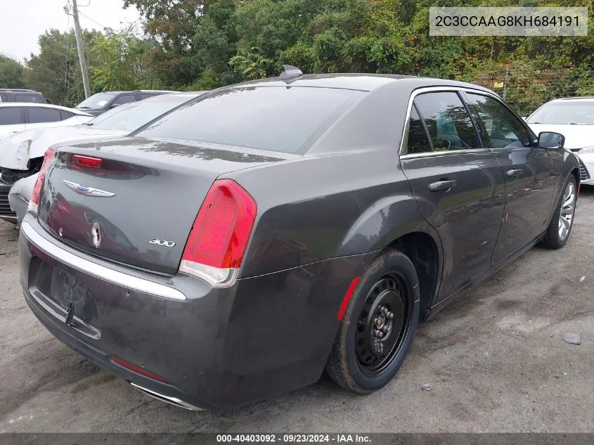 2C3CCAAG8KH684191 2019 Chrysler 300 Touring