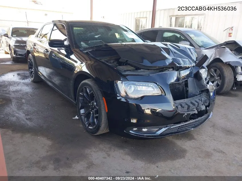 2C3CCABG4KH536036 2019 Chrysler 300 S