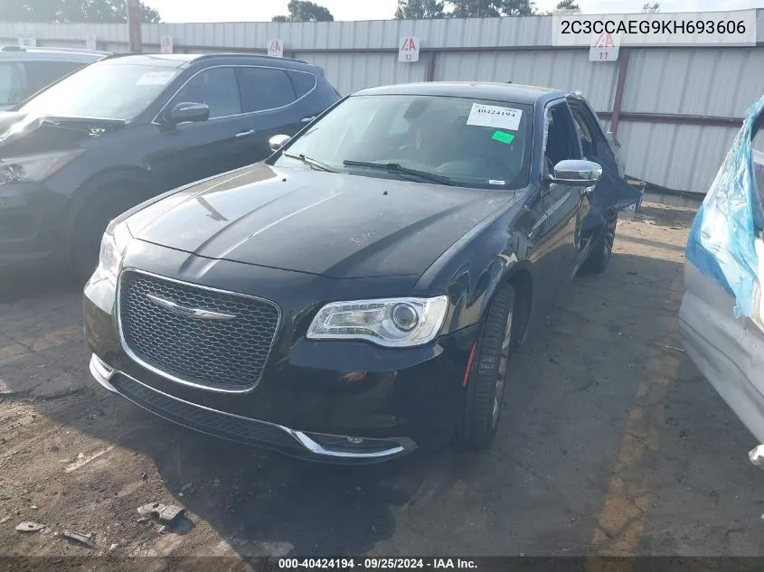 2C3CCAEG9KH693606 2019 Chrysler 300 Limited