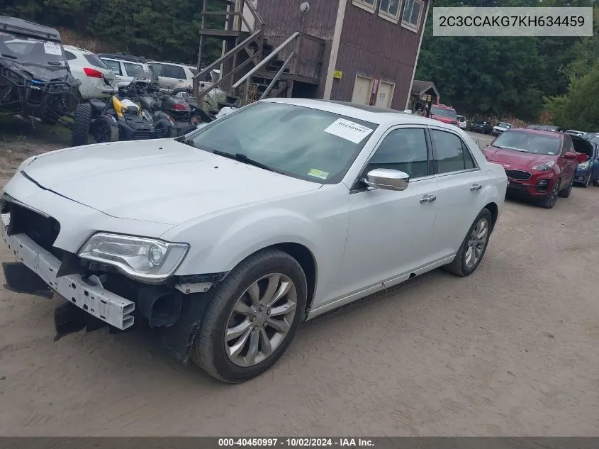 2C3CCAKG7KH634459 2019 Chrysler 300 Limited Awd