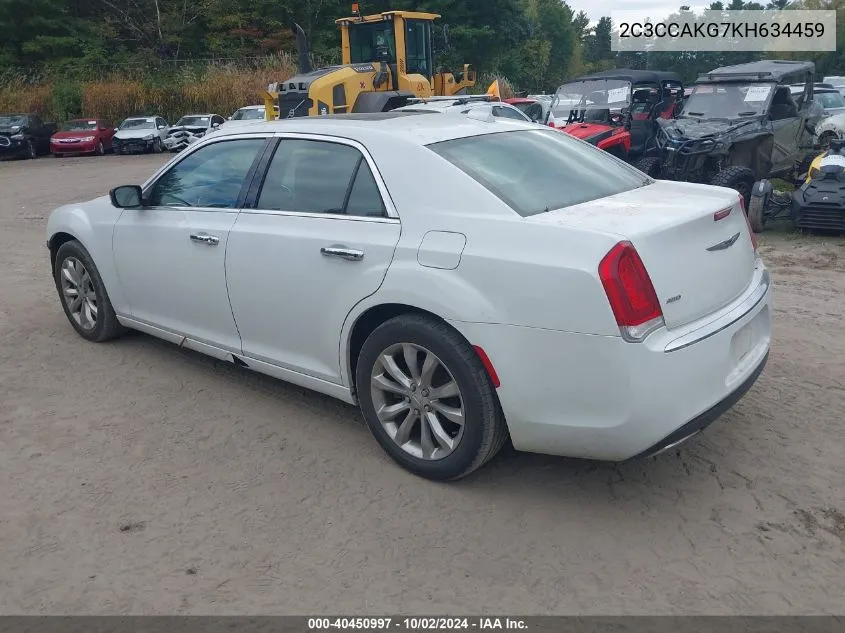 2C3CCAKG7KH634459 2019 Chrysler 300 Limited Awd