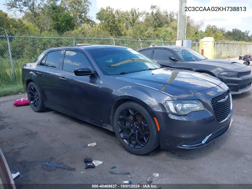 2019 Chrysler 300 Touring VIN: 2C3CCAAG2KH738813 Lot: 40469637