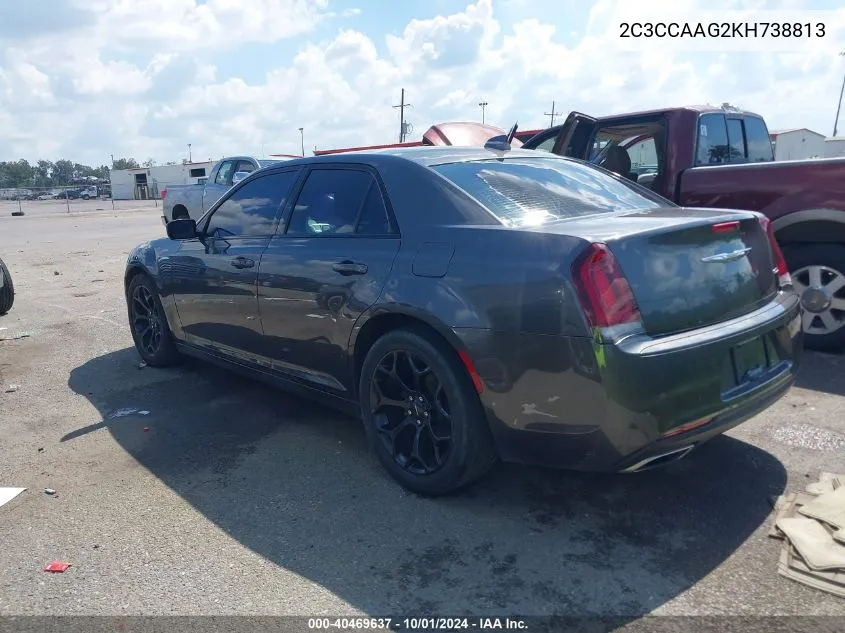 2C3CCAAG2KH738813 2019 Chrysler 300 Touring