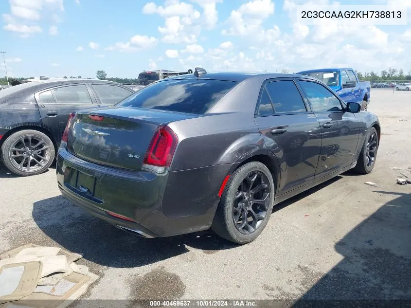 2019 Chrysler 300 Touring VIN: 2C3CCAAG2KH738813 Lot: 40469637