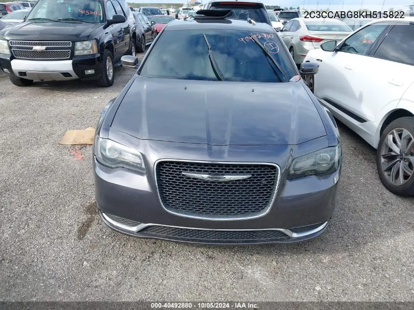 2C3CCABG8KH515822 2019 Chrysler 300 S