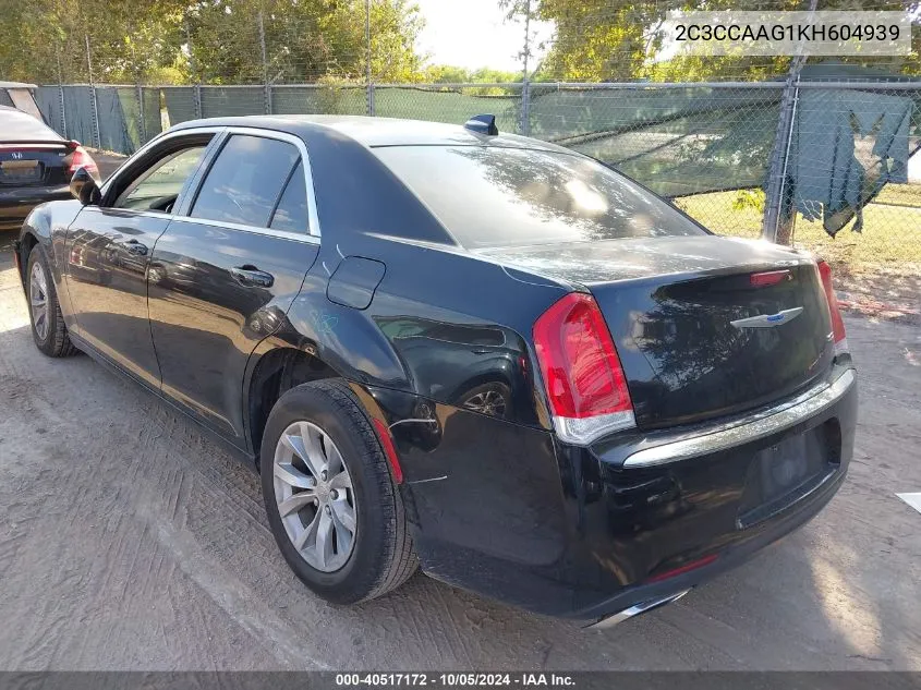 2019 Chrysler 300 Touring VIN: 2C3CCAAG1KH604939 Lot: 40517172