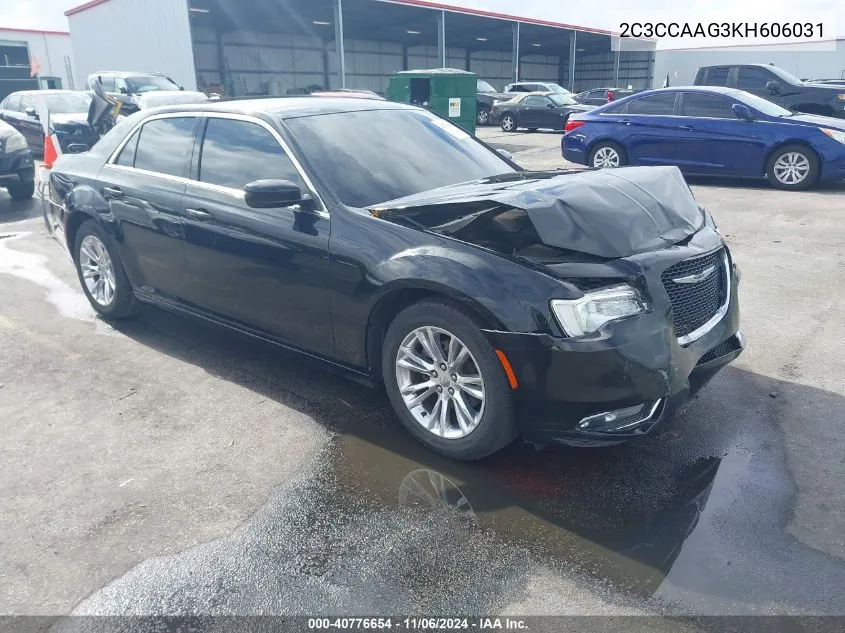 2019 Chrysler 300 Touring VIN: 2C3CCAAG3KH606031 Lot: 40776654