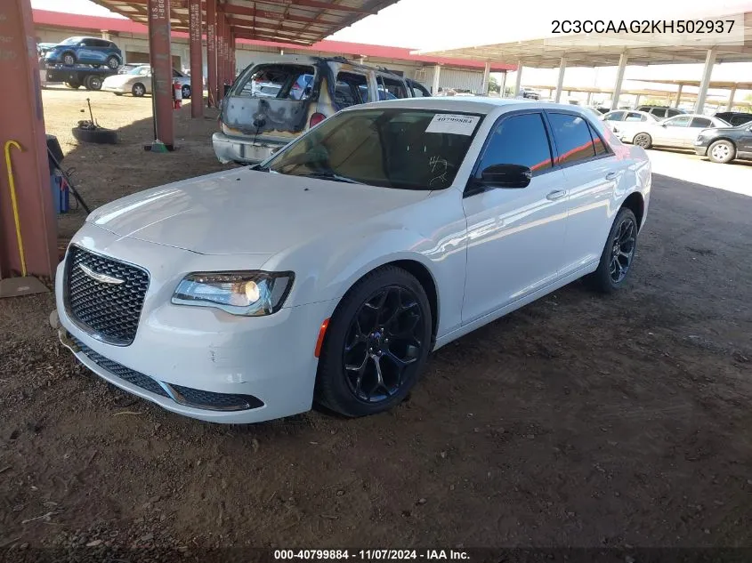 2019 Chrysler 300 Touring VIN: 2C3CCAAG2KH502937 Lot: 40799884