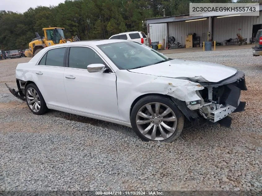 2019 Chrysler 300 Limited VIN: 2C3CCAEG9KH555743 Lot: 40847218