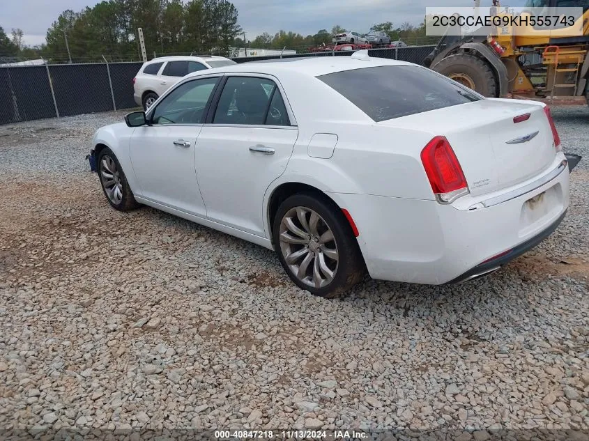 2019 Chrysler 300 Limited VIN: 2C3CCAEG9KH555743 Lot: 40847218