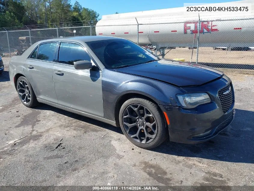 2019 Chrysler 300 300S VIN: 2C3CCABG4KH533475 Lot: 40866119