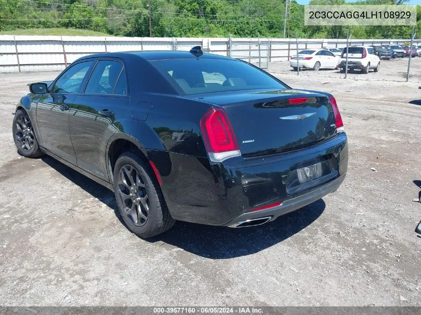 2020 Chrysler 300 300S Awd VIN: 2C3CCAGG4LH108929 Lot: 39577160