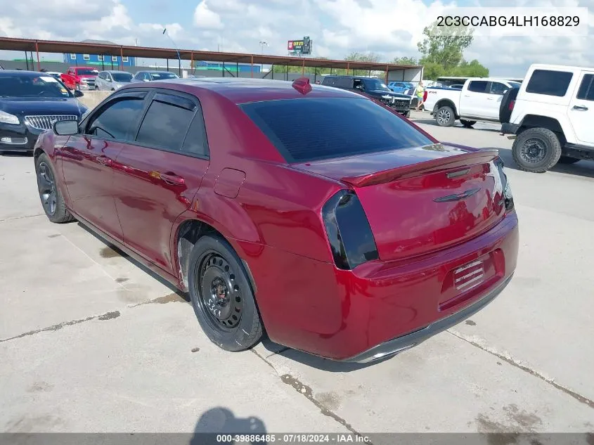 2020 Chrysler 300 VIN: 2C3CCABG4LH168829 Lot: 39886485