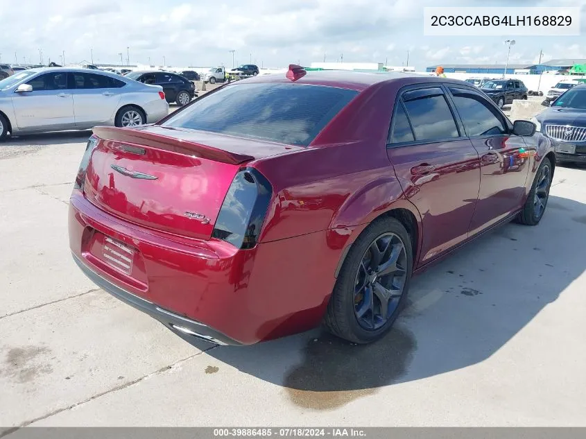 2020 Chrysler 300 VIN: 2C3CCABG4LH168829 Lot: 39886485