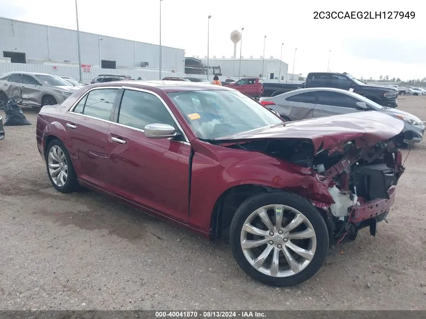 2020 Chrysler 300 Limited VIN: 2C3CCAEG2LH127949 Lot: 40041870