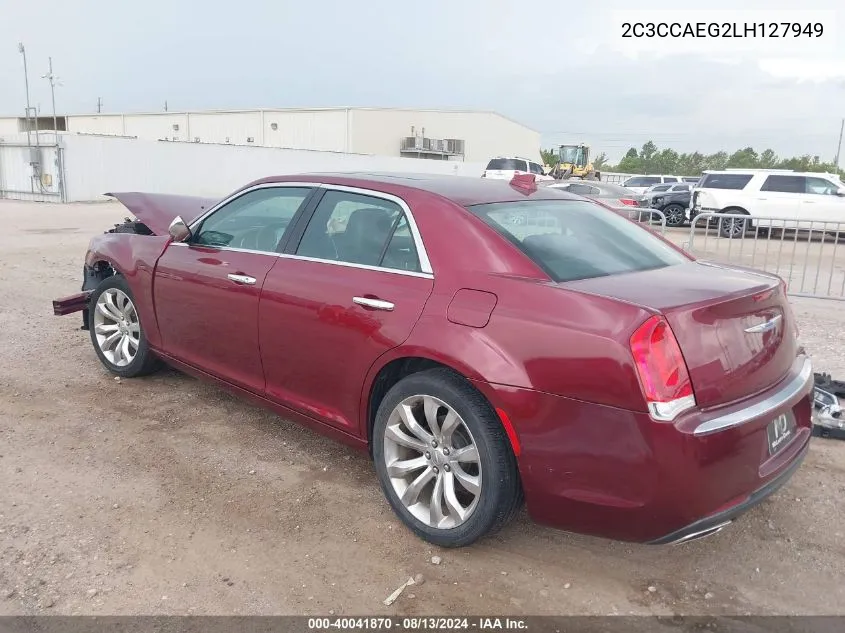 2020 Chrysler 300 Limited VIN: 2C3CCAEG2LH127949 Lot: 40041870